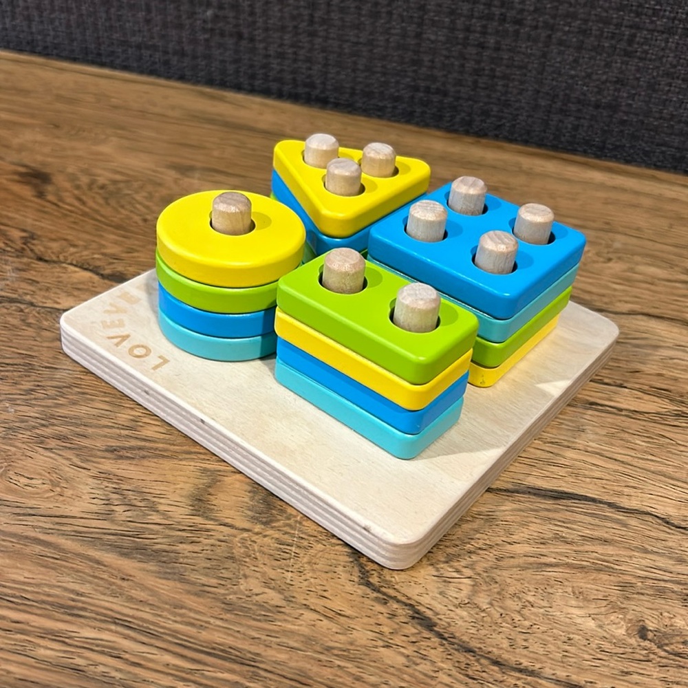 Lovevery Wooden Stacking Puzzle Toy